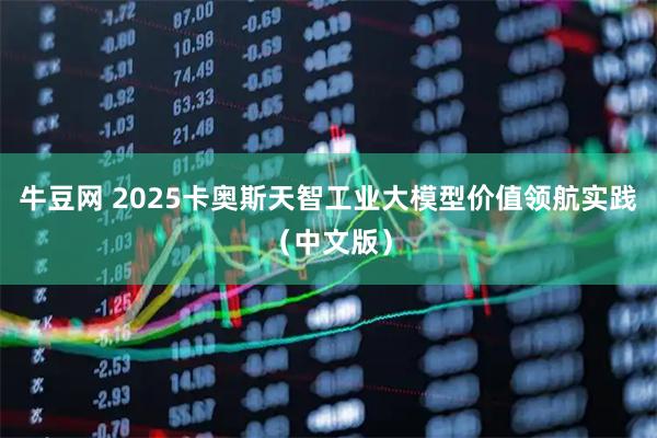 牛豆网 2025卡奥斯天智工业大模型价值领航实践(中文版)